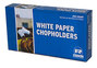 A Picture of product 964-261 Decorative White Paper Chopholders, 10/250