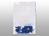 A Picture of product 964-161 LK® Clear Line Single Track Seal Top Bag with Write-On Block. 2 mil. 3 X 4 in. Clear. 1000/case.