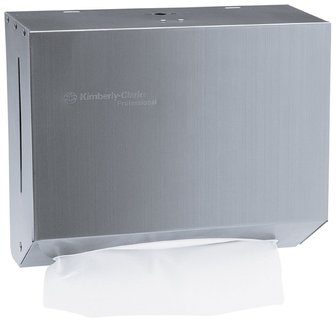 Kimberly-Clark Professional Stainless Steel Compact Towel Dispenser.