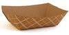 A Picture of product 964-326 SCT® Eco Food Trays. 2.5 lb. 1 2/3 X 4 2/3 X 6 2/3 in. Kraft. 250/sleeve, 2 sleeves/case.