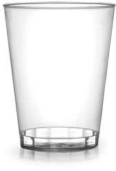 Plastic Shot Glasses. 2 oz. Clear. 2500 count.