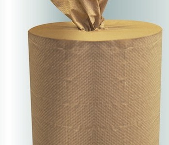 Retain 2-ply Center-Pull Roll Towels. 7.75 in wide. Natural Color. 3600 sheets.