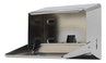A Picture of product 976-890 Georgia-Pacific Chrome Multifold Space Saver Towel Dispenser. 11.630 X 4.25 X 8.50 in. Chrome. 10/Case.