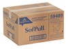 A Picture of product 967-297 SofPull® Mechanical Hardwound Roll Towel Dispenser. 12.600 X 9.331 X 16.657  in. Translucent Smoke color.