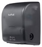 A Picture of product 967-297 SofPull® Mechanical Hardwound Roll Towel Dispenser. 12.600 X 9.331 X 16.657  in. Translucent Smoke color.