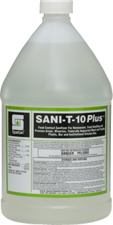 Sani-T-10® Plus.  Quat-Based, Food Contact Sanitizer.  1 Gallon.