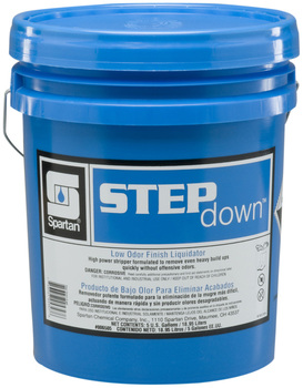 Step Down® Low Odor Finish Liquidator.  Wax Stripper.  5 Gallon Pail.