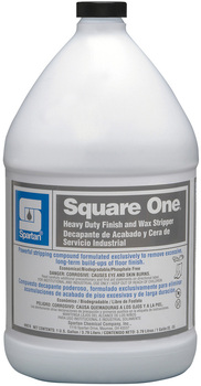 Square One®.  Extra Heavy-Duty Wax and Finish Stripper.  1 Gallon.