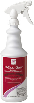 TB-Cide Quat® Tuberculocidal Cleaner / Deodorizer / Disinfectant.  1 Quart Bottle, 12 Bottles/Case.