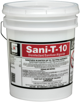 Sani-T-10®.  No-Rinse Disinfectant / Sanitizer / Algicide.  5 Gallon Pail.
