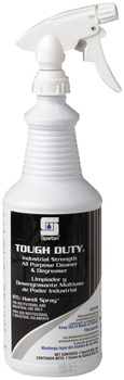 Tough Duty®.  Industrial Strength All-Purpose Cleaner / Degreaser.  Includes 3 trigger sprayers.  1 Quart, 12/Case