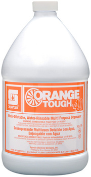 Orange Tough® 40.  D-Limonene Spot Cleaner and Degreaser.  1 Gallon.