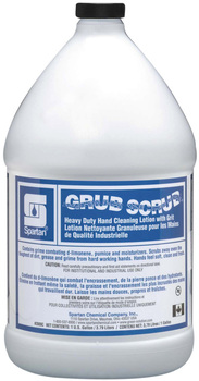 Grub Scrub®.  Dual grade pumice, d-limonene and moisturizers in a lotion formula. Standard gallon includes 1 GS Pump.  1 Gallon.