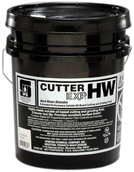 Cutter EXP® HW.  Hard Water Dilutable.  Extended Performance Soluble Oil-Based Cutting and Grinding Fluid.  5 Gallon Pail.