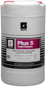 Plus-5®.  Heavy Duty Carpet Shampoo.  15 Gallon Drum.