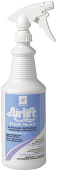 Airlift® Fresh Scent General Purpose Deodorant Concentrate.  Includes 3 trigger sprayers.  1 Quart.
