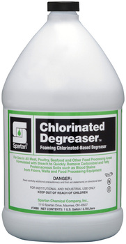 Chlorinated Degreaser.  Foaming, Chlorine-Based Degreaser with Bleach.  1 Gallon.