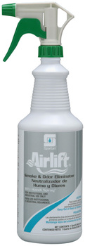 Airlift® Smoke & Odor Eliminator.  Includes 3 trigger sprayers.  1 Quart.