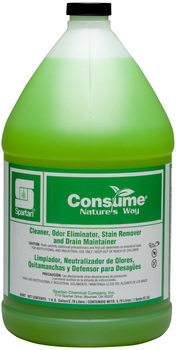 Consume®.  Cleaner, Odor Eliminator, Stain Remover, and Drain Maintainer.  1 Gallon.