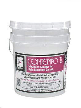 Contempo V®.  Extraction Cleaner for Stain-Resistant Carpet.  5 Gallon Pail.