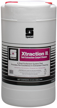 Xtraction II®.  Low Foam Carpet Cleaner for Extractors.  15 Gallon Drum.