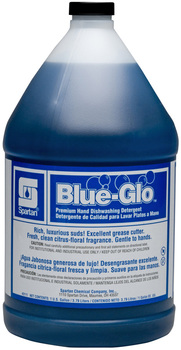 Blue-Glo.  Premium Hand Dishwashing Concentrate.  1 Gallon.
