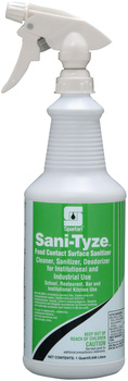 Sani-Tyze®.  Food contact surface sanitizer.  Includes 3 Sprayers.  1 Quart.