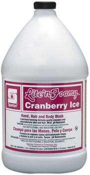 Lite'n Foamy® Cranberry Ice.  Hand, Hair & Body Wash.  1 Gallon.