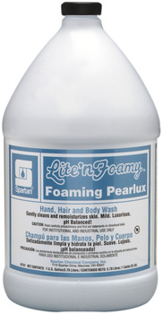 Lite'n Foamy® Foaming PearLux®.  Hand, Hair & Body Wash.  1 Gallon.