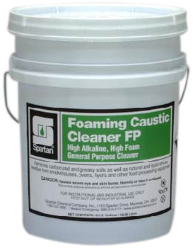 Foaming Caustic Cleaner FP.  Removes Tough Food Soils and Smoke Residue.  5 Gallon Pail.