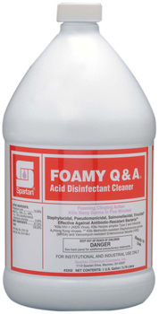 Foamy Q & A®.  Acid Disinfectant Cleaner.  1 Gallon.