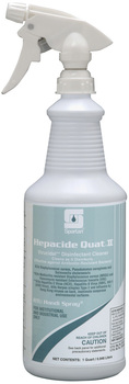 Hepacide Quat® II.  Disinfectant with Hepatitis B and Hepatitis C claims.  Includes one trigger sprayer.  1 Quart.
