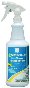 BioRenewables® Glass Cleaner.  Green Seal™ Certified.  1 Quart, 12/Case
