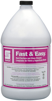 Fast & Easy®.  Hard Surface and Glass Cleaner.  1 Gallon.