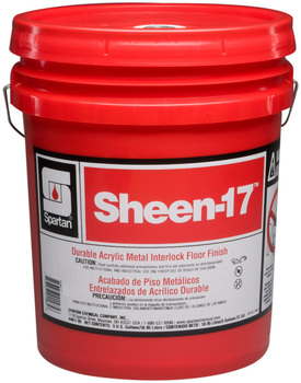 Sheen 17 Floor Finish.  17% Solids.  5 Gallon Pail.