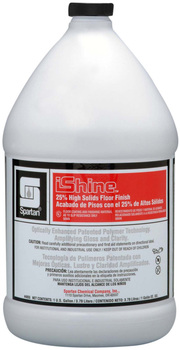 iShine™.  25% high solids floor finish.  Patented, optically enhanced polymer technology.  Amplifies overall gloss and clarity of floors.  1 Gallon.