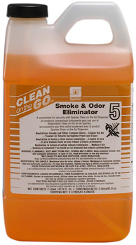 Smoke & Odor Eliminator 5.  Odor neutralizer.  Use with standard Clean on the Go Dispenser or Lock & Dial dispenser.  2 Liters.