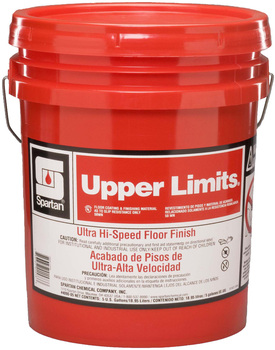 Upper Limits®.  20% Solids. Ultra Hi-Speed Floor Finish.  5 Gallons.
