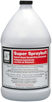 Super Spraybuff.  Solvent-based spraybuffing compound. Cleans, repairs and restores the shine of modern high gloss finishes.  1 Gallon.