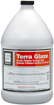 Terra Glaze®.  One-coat acrylic polymer seal developed exclusively for terrazzo. 25% non-volatile solids.  1 Gallon.