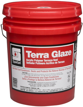 Terra Glaze®.  One-coat acrylic polymer seal developed exclusively for terrazzo. 25% non-volatile solids.  5 Gallons.