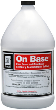 On Base.  Water-emulsion seal for resilient tile.  1 Gallon.