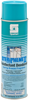 Steriphene II® Brand Disinfectant Deodorant Spring Breeze Fragrance.  Tuberculocidal. Bactericidal. Fungicidal. Virucidal.  20 oz. Can, 12 Cans/Case.