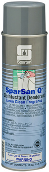 SparSan Q® Disinfectant Deodorant Linen Clean Fragrance.  20 oz. Aerosol.