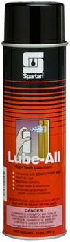 Lube-All.  Enhanced with Zonyl® PTFE Resin.  20 oz. Can, Net 14 oz.