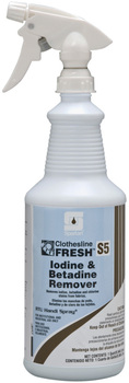 Clothesline Fresh™ #S5 Iodine & Betadine Remover.  1 Quart.