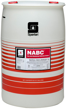 NABC®.  Non-Acid Disinfectant Bathroom Cleaner. Ready-to-use. Kills HBV and HCV on inanimate surfaces. EPA Reg. #5741-18.  55 Gallons.