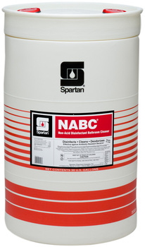 NABC®.  Non-Acid Disinfectant Bathroom Cleaner. Ready-to-use. Kills HBV and HCV on inanimate surfaces. EPA Reg. #5741-18.  30 Gallons.