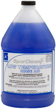 SparClean® Low Temperature Rinse Aid.  1 Gallon.