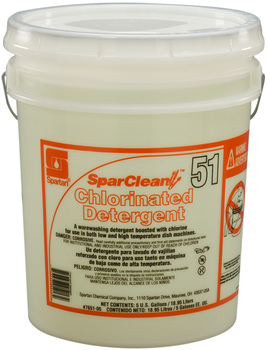 SparClean® Chlorinated Detergent .  5 Gallon Pail.